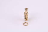 Bumble Bee Charm, Traditional Charm, Made from Solid Yellow Gold, British Hallmarked, Complete with Attachment Link