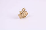Fish Charm, Made from Solid Yellow Gold, British Hallmarked, Complete with Attachment Link