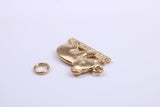 Koala Bear Charm, Traditional Charm, Made from Solid 9ct Yellow Gold, British Hallmarked, Complete with Attachment Link