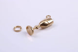 Wine Goblet Charm, Made from Solid Cast Yellow Gold, British Hallmarked, Complete with Attachment Link