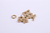 It's A Boy Charm, Traditional Charm, Made from Solid 9ct Yellow Gold, British Hallmarked, Complete with Attachment Link