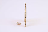 Australia Charm, Traditional Charm, Made from Solid Yellow Gold, British Hallmarked, Complete with Attachment Link