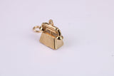 Vintage Phone Charm, Traditional Charm, Made From Solid Yellow Gold with British Hallmark, Complete with Attachment Link