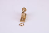 Sewing Machine Charm, Traditional Charm, Made From Solid Yellow Gold with British Hallmark, Complete with Attachment Link