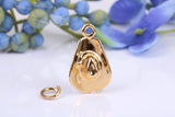 Cowboy Hat Charm, Three Dimensional Charm, Made from solid cast Yellow Gold British Hallmarked