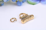 Handbag Charm, Traditional Charm, Made from Solid Cast Yellow Gold, British Hallmarked