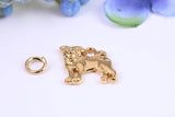 Rottweiler Charm, Made from Solid Yellow Gold, British Hallmarked