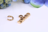 Sports Coach Charm, Made from Solid Cast Yellow Gold, British Hallmarked