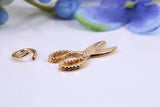Scissor Charm, Traditional Charm, Made from Solid Cast Yellow Gold, British Hallmarked