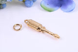 Screwdriver Charm, Made from Solid Cast Yellow Gold, British Hallmarked
