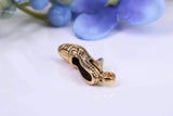 Stiletto Charm, Made from Solid Cast Yellow Gold, British Hallmarked, Complete with Attachment Link
