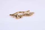 Cat Charm, Traditional Charm, Made from Solid Cast Yellow Gold, British Hallmarked
