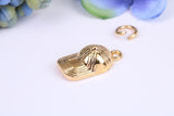 Baseball Cap Charm, Traditional Charm, Made from Solid Cast Yellow Gold, British Hallmarked