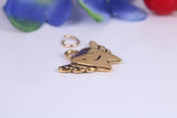 Tooth Fairy Charm, Traditional Charm, Made from Solid Cast Yellow Gold, British Hallmarked