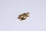 Beetle Charm, Traditional Charm, Made from Solid Cast Yellow Gold, British Hallmarked