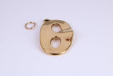 Pantomime Mask Charm, Traditional Charm, Made from Solid Cast Yellow Gold, British Hallmarked
