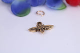 Wasp Charm, Traditional Charm, Made from Solid Cast Yellow Gold, British Hallmarked