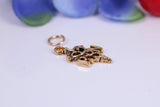 Registered Nurse Charm, Traditional Charm, Made from Solid Cast Yellow Gold, British Hallmarked