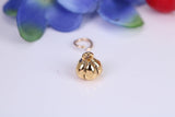 Pumpkin Charm, Traditional Charm, Made from Solid Cast Yellow Gold, British Hallmarked