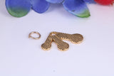 Measuring Spoons Charm, Traditional Charm, Made From Solid Cast Yellow Gold with British Hallmark