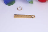 Ruler Charm, Traditional Charm, Made from Solid Cast Yellow Gold, British Hallmarked