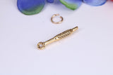 Dentist Drill Charm, Traditional Charm, Made from Solid Cast Yellow Gold, British Hallmarked
