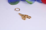 Scissor Charm, Traditional Charm, Made from Solid Cast Yellow Gold, British Hallmarked