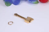 Axe Charm, Traditional Charm, Made from Solid Cast Yellow Gold, British Hallmarked