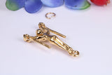 Gymnast Charm, Traditional Charm, Made from Solid Cast Yellow Gold, British Hallmarked