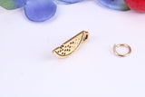 Slice of Melon Charm, Traditional Charm, Made from Solid Cast Yellow Gold, British Hallmarked