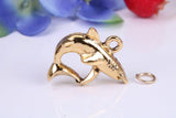 Great White Shark Charm, Made from Solid Cast Yellow Gold, British Hallmarked