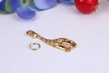 Giraffe Charm, Traditional Charm, Made from Solid Cast Yellow Gold, British Hallmarked