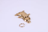 Ghost Charm, This charm is made from solid cast Yellow Gold British Hallmarked