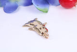 Ghost Charm, This charm is made from solid cast Yellow Gold British Hallmarked