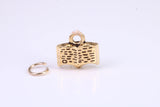 Book Charm, Traditional Charm, Made from Solid Cast Yellow Gold, British Hallmarked