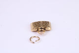 Book Charm, Traditional Charm, Made from Solid Cast Yellow Gold, British Hallmarked