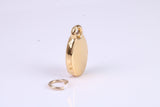 Believe Charm, Made from Solid Cast British Hallmarked Yellow Gold