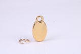 Believe Charm, Made from Solid Cast British Hallmarked Yellow Gold