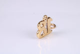 18th Birthday Charm, Made from Solid Cast Yellow Gold, British Hallmarked, Complete with Attachment Link