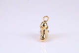 Buddha Charm, Traditional Charm, Made from Solid Yellow Gold, British Hallmarked, Complete with Attachment Link