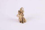 Couple at the Alter Charm, Made from Solid Cast Yellow Gold, British Hallmarked, Complete with Attachment Link