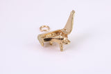 Grand Piano Charm, Traditional Charm, Made from Solid Yellow Gold, British Hallmarked, Complete with Attachment Link