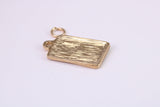 Sleeping Bag Charm, Traditional Charm, Made from Solid Yellow Gold, British Hallmarked, Complete with Attachment Link