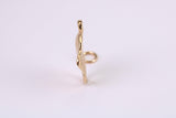 Sting Ray Charm, Traditional Charm, Made from Solid Yellow Gold, British Hallmarked, Complete with Attachment Link
