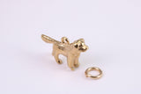 Pointer Dog Charm, Traditional Charm, Made from Solid Yellow Gold, British Hallmarked, Complete with Attachment Link