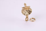 Ballerina Charm, Traditional Charm, Made from Solid Yellow Gold, British Hallmarked, Complete with Attachment Link