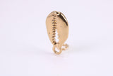 Shark Jaw Charm, Traditional Charm, Made from Solid Yellow Gold, British Hallmarked, Complete with Attachment Link