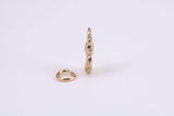 Mouse Charm, Traditional Charm, Made from Solid Yellow Gold, British Hallmarked, Complete with Attachment Link