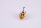 Swan Charm, Traditional Charm, Made From Solid Yellow Gold with British Hallmark, Complete with Attachment Link