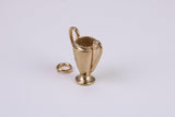 Sports Trophy Charm, Traditional Charm, Made From Solid Cast Yellow Gold with British Hallmark